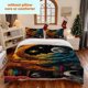 thumbnail image 1 of Three-Piece DreamSky Printed Duvet Cover Set Simple and Stylish, 1 of 1