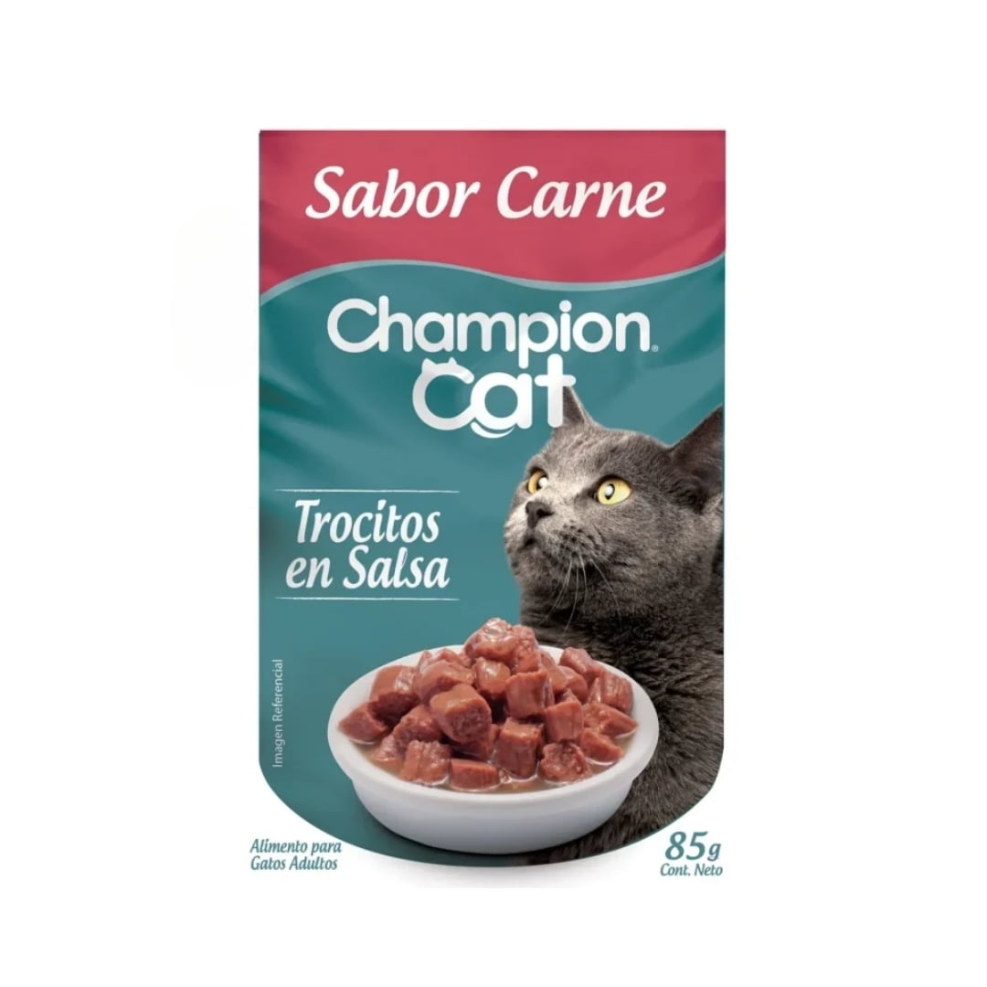 Sachet Champion Cat Adulto Carne 12 Un.