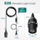 thumbnail image 2 of DiCUNO Pendant Light Cord, for Hanging Paper Lantern, 20 Ft, 2 of 3