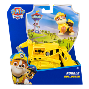 Vehiculo Con Figura De Rubble Paw Patrol