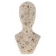 thumbnail image 1 of Cabezal De Bloque De Lona De 21" Para Hacer Pelucas, Maniquí/maniquí, Cabezal De Exhibición De Joyería D, 1 of 5