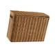 thumbnail image 5 of Caja de almacenamiento alta y estrecha, soporte para periódicos, organizador para ahorrar espacio, portátil con asa, cesta para revistas para dormitor S, 5 of 5