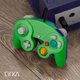 thumbnail image 2 of Control con cable Cirka para Wii y GameCube verde y azul, 2 of 2