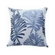 thumbnail image 1 of Pack de 6 Fundas de Cojín Lino Hoja Decoración 43x43 cm Azul, 1 of 3