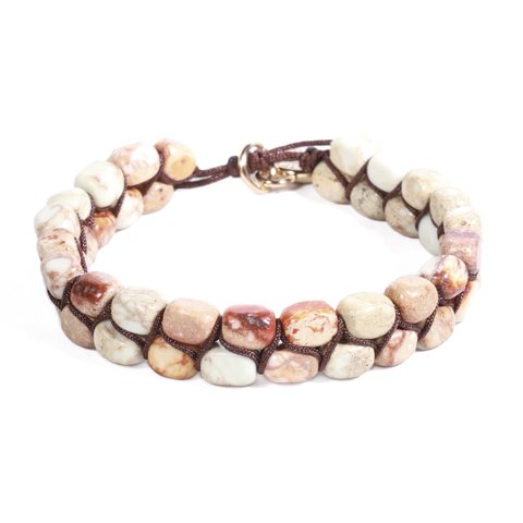 Brazalete Unisex Gino Rodinis B501 | Beige