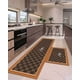 thumbnail image 2 of Set 2 Piezas Alfombra de Cocina Goma Antideslizante Diseño Estampado, 2 of 6