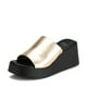 thumbnail image 5 of Sandalia Casual Plataforma Dorada Mujer Weide QIU330, 5 of 9