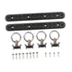 thumbnail image 3 of Control De Carga L Track Negro Para Remolques Utilitarios, Cajas De Camiones Y Motocicletas Con Cerradura, 3 of 5