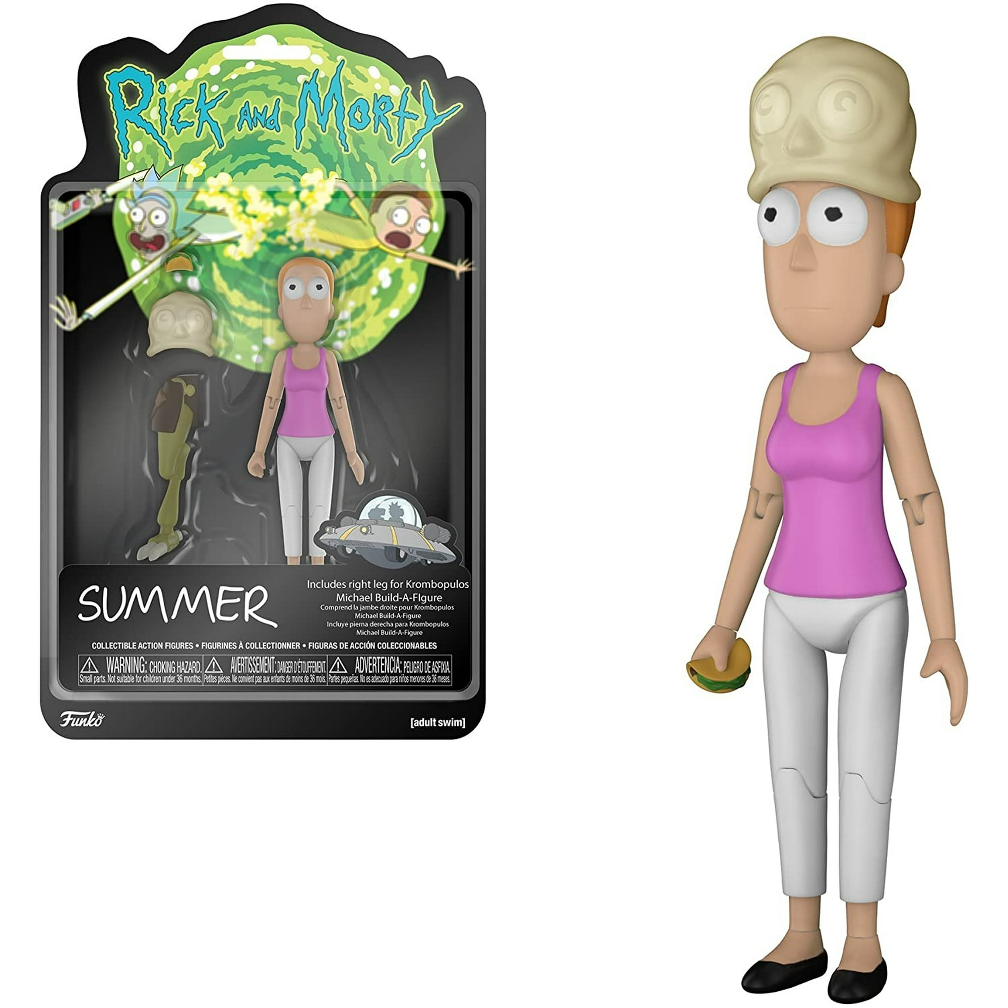 Figura De Acción Funko: Rick & Morty Summer Con Weird Hat Figura Coleccionable, Multicolor Funko Funko