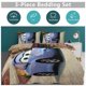 thumbnail image 5 of Cartoon Cars Lightning McQueen Friend Boys Room Decor Size Bedding Set for Kids 3 Piece Bedding, 5 of 5