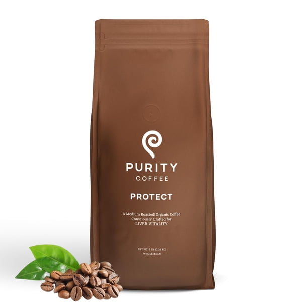 Café PURITY COFFEE PROTECT, tostado ligero y medio con alto contenido de antioxidantes