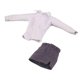 thumbnail image 3 of Ropa De Soldado Femenino A Escala 1/6 Para Figuras De Soldados De 12 "blanco Y Gris, 3 of 5