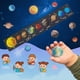 thumbnail image 3 of Puzzle Sistema Solar Madera WOODENFUN 35 Piezas, 3 of 3