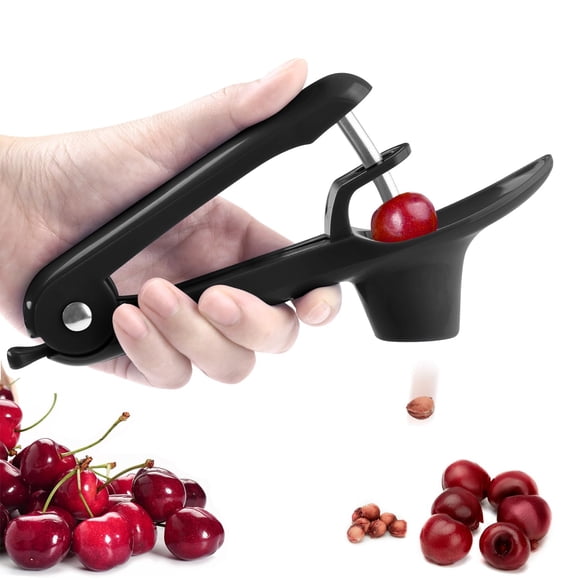 Deshuesador de Cerezas Brighoot Acero Inoxidable Negro
