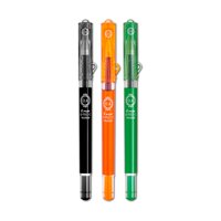 Set 3 Lapiz Gel Pilot Maica 0.4Mm Negro, Naranja, Verde