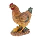 thumbnail image 5 of Gallina de resina artificial Figura de pollo Decoración para el hogar Gallina marrón M, 5 of 5