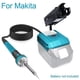 thumbnail image 3 of 300-500 ℃ Temperatura Soldador Eléctrico Calentamiento Rápido Batería de Ion de Litio Herramienta de Soldadura Inalámbrica 60W para Makita/Milwaukee/Dewalt, 3 of 9