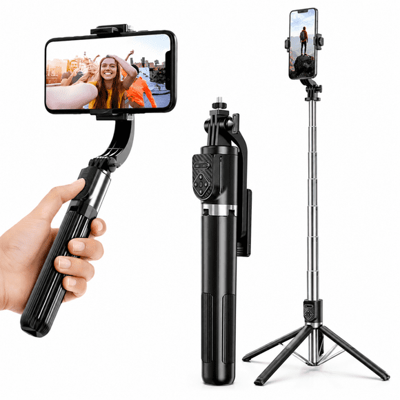 Trípode Celular Extensible De 2.2m Bastón Selfie Con Control