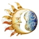 thumbnail image 1 of Metal Sun Moon Wall Art Escultura De Pared Creativa Para Sala De Estar Jardín Patio, 1 of 5