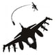 thumbnail image 1 of Decomural Fighter Jet Attack Army Airplane WS-17918, 1 of 2