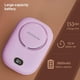 thumbnail image 3 of Ventilador de cuello portátil AOCOOLFAN DQ203 USB recargable morado, 3 of 6
