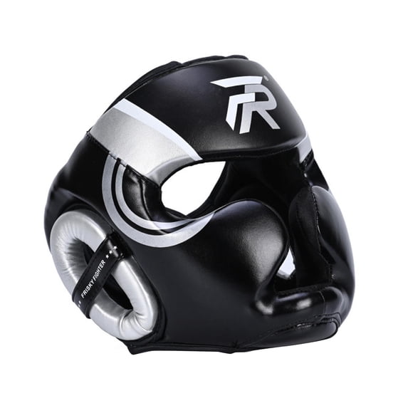Casco De Boxeo Ventilado Acolchado Protección Completa Para Taekwondo Mma Training Argent S