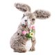 thumbnail image 2 of Conejo De Pascua Suave Con Corona, Accesorios Para Fotos, Arte Para Escritorio Al Aire Libre, Adorno B, 2 of 5