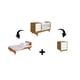 thumbnail image 3 of Cuna 3 En 1 Con Comoda Noah Prince Blanco Caramelo, 3 of 7