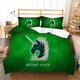 thumbnail image 1 of Nuevo juego de ropa de cama de Attack on Titan, tamaño individual, matrimonial, queen y king, diseño de alas de la libertad, anime, 1 funda nórdica, 2 fundas de almohada para fans del manga., 1 of 3