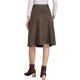 thumbnail image 3 of INSPIRE CHIC Falda Midi A-Line de Mujer Casual Elástica de Ante Sintético con Bolsillos y Cinturón XL Café, 3 of 6