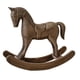 thumbnail image 5 of Estatua De Caballo Mecedor De Madera, Artesanías Para Chimenea, Gabinete, Mesa, Centro De Mesa, Marrón, 5 of 5