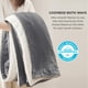 thumbnail image 4 of Manta Bedsure Sherpa de forro polar, tamaño queen, 220 g/m², color gris invierno, 4 of 7