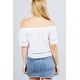 thumbnail image 5 of Top Peplum de Crochet con Lazo en la Parte Delantera, 5 of 5