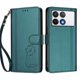 thumbnail image 3 of Funda Cartera Trébol para Xiaomi Poco F6 Pro con Ranuras Tarjetas y Carga Inalámbrica Verde oscuro, 3 of 6