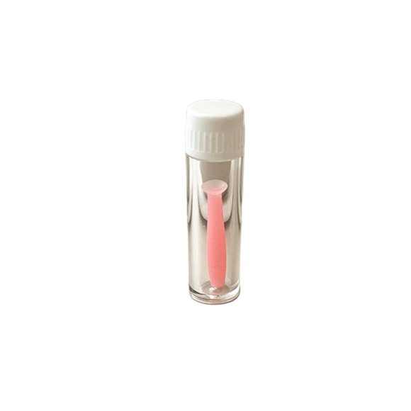 Herramienta para lentes de contacto Tiosen con émbolo de silicona suave, rojo