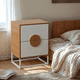 thumbnail image 1 of Velador Lumière 2 Cajones moderno madera con blanco, 1 of 6