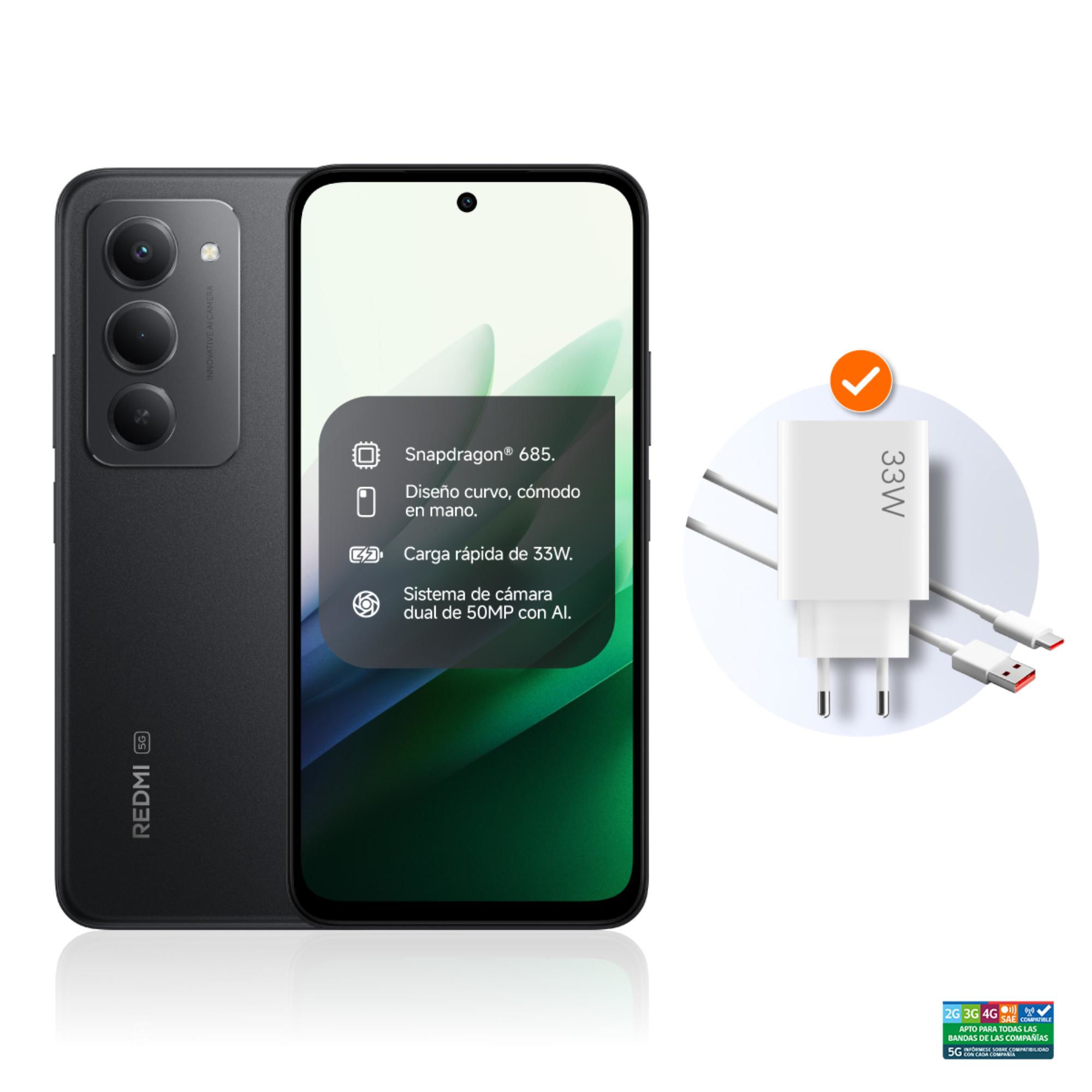 Xiaomi - Smartphone Redmi 15 5G 256 Gb Negro