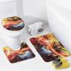 thumbnail image 4 of Doctor Strange-theme 4-Piece Shower Curtain Set with Rugs, Waterproof Bathroom Decor Set Includes Bath Mat, U-Shaped Rug, Toilet Lid Cover and Curtain with Hooks, 4 of 6