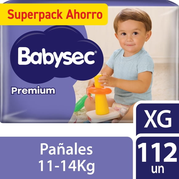Pañales de bebé Babysec Premium Talla XG X112