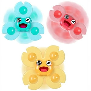 Set 2 Juguete Spinner Giratorio Ventosa Sensorial Bebes Lau