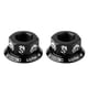 thumbnail image 1 of cubos de bicicleta tuerca m10 plegable eje de rueda de bicicleta de engranajes fijos tornillo de eje negro, 1 of 5