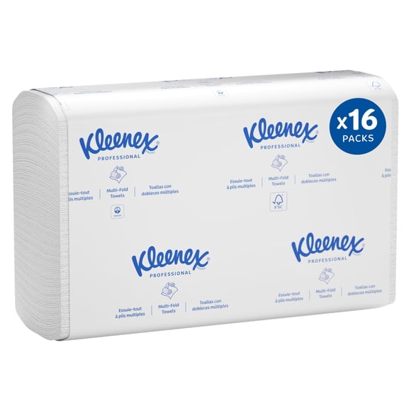 Toallas de papel Kleenex Professional Universal Multifold x150