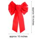 thumbnail image 2 of Lazos navideños de terciopelo rojo, 12 piezas, 40 x 25 cm, 2 of 7
