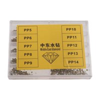 Magideal - Piezas De Reloj Con Diamantes De Imitación, Decoración Variada Para Relojeros, Herramienta Portátil Para Reparación De Relojes, Diamantes De Imitación