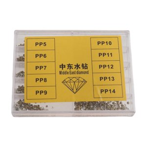 Magideal - Piezas De Reloj Con Diamantes De Imitación, Decoración Variada Para Relojeros, Herramienta Portátil Para Reparación De Relojes, Diamantes De Imitación