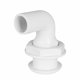 thumbnail image 2 of Conector De 90 Grados A Través Del Casco, Componente Para Manguera Marina De Yate, Codo Blanco, 2 of 5