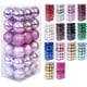 thumbnail image 5 of Adornos navideños irrompibles, bolas de árbol, colgantes, para bodas, fiestas de Halloween (paquete de 36 unidades) (4 cm/1,5''), 5 of 6