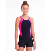 Samia - Trajede Baño Niña Pierna Corta Rosado Brillante