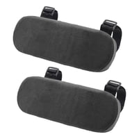 Magideal - 2 Piezas Almohadilla Para Reposabrazos De Silla Funda Para Reposabrazos Suave Universal Almohadilla Para Reposabrazos Cojín Para Reposabrazos De Silla Negro