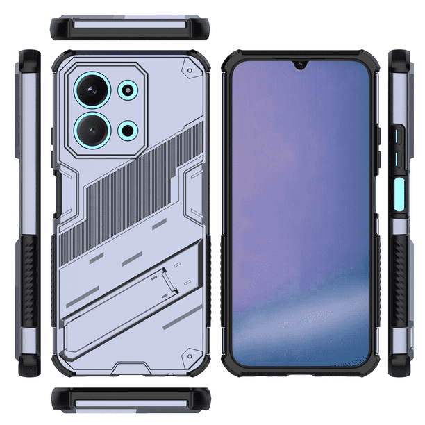 Funda GANGXUN Antigolpes para Xiaomi Redmi 15C 4G con Soporte Invisible, Antihuellas y Protección Completa